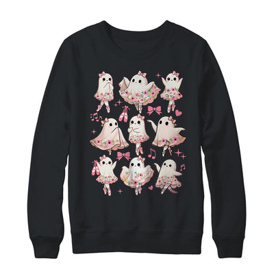 Ballet Ghost Ballet Dancer Spooky Dance Halloween Teacher Shirt & Sweatshirt | siriusteestore