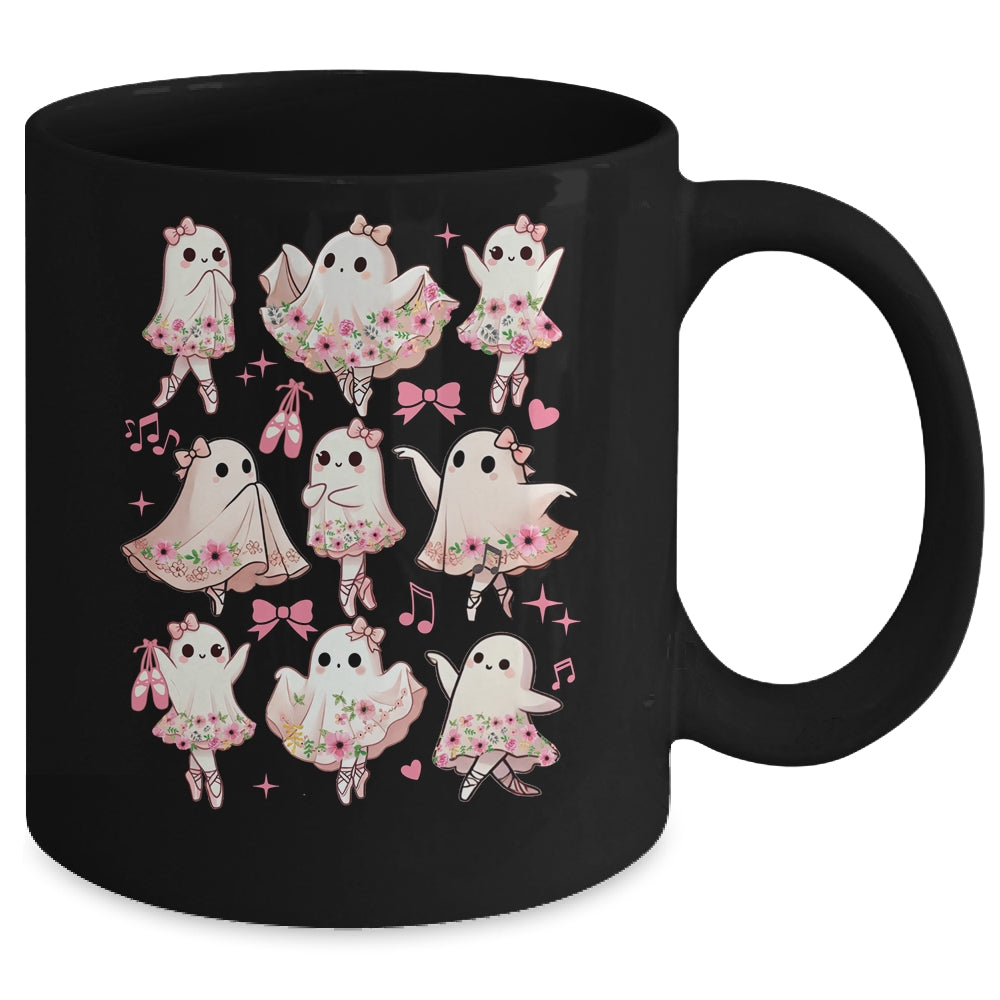 Ballet Ghost Ballet Dancer Spooky Dance Halloween Teacher Mug | siriusteestore