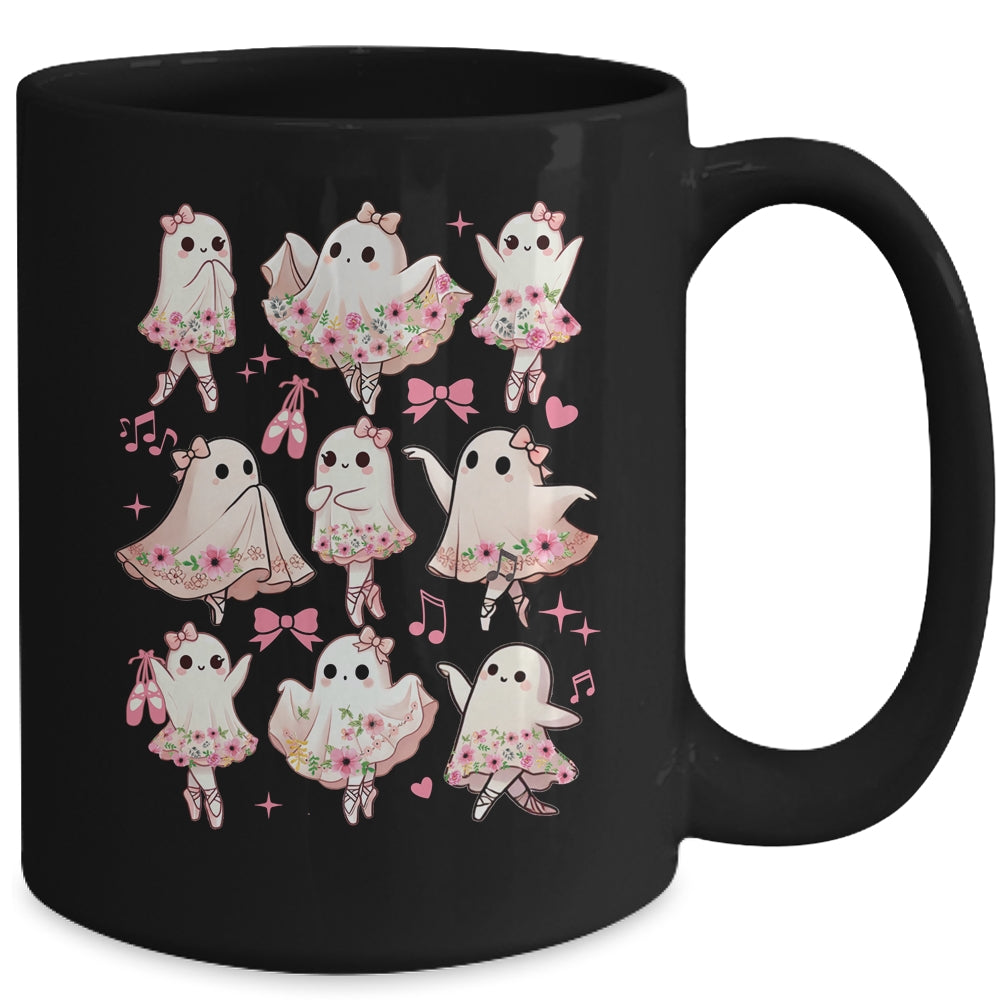 Ballet Ghost Ballet Dancer Spooky Dance Halloween Teacher Mug | siriusteestore