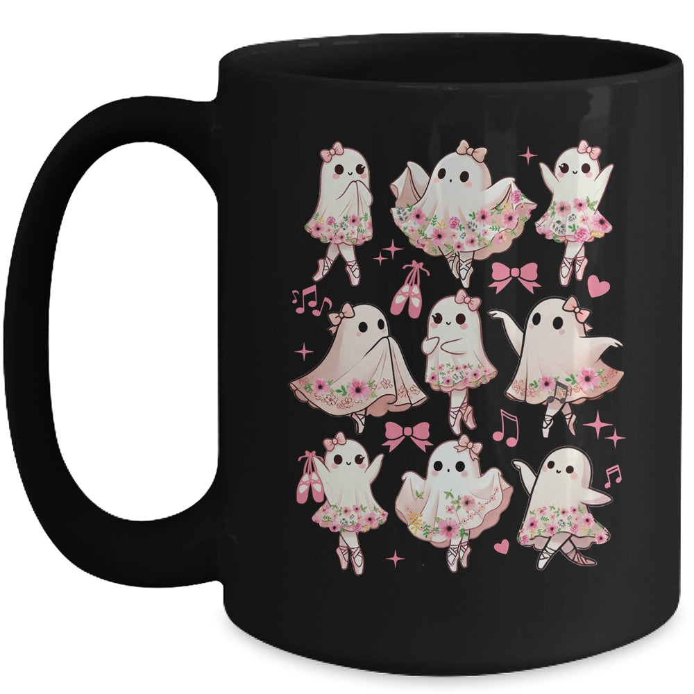 Ballet Ghost Ballet Dancer Spooky Dance Halloween Teacher Mug | siriusteestore