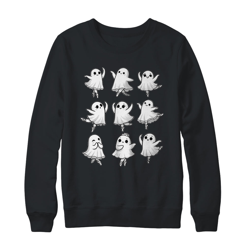 Ballet Ghost Ballet Dancer Spooky Dance Teacher Halloween Shirt & Sweatshirt | siriusteestore