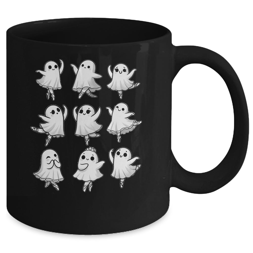 Ballet Ghost Ballet Dancer Spooky Dance Teacher Halloween Mug | siriusteestore