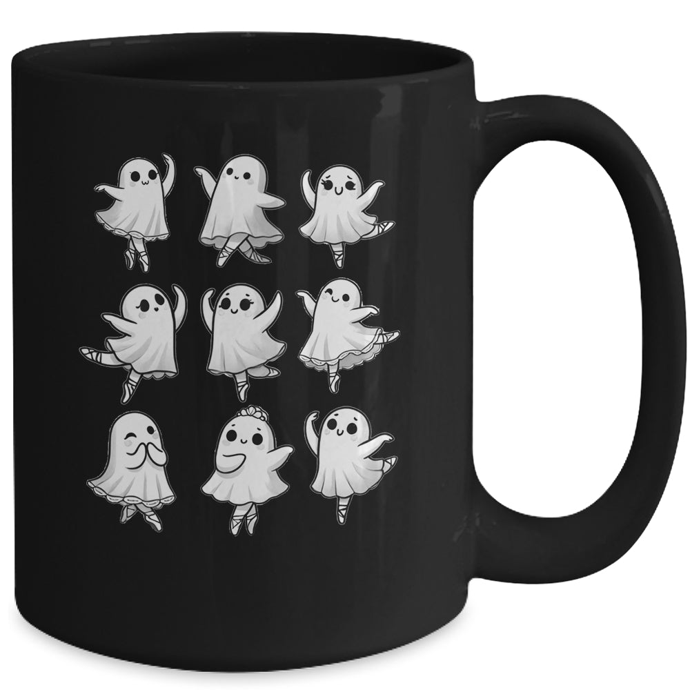 Ballet Ghost Ballet Dancer Spooky Dance Teacher Halloween Mug | siriusteestore