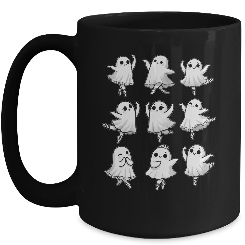Ballet Ghost Ballet Dancer Spooky Dance Teacher Halloween Mug | siriusteestore