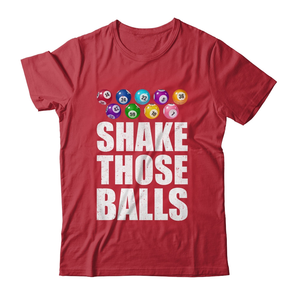 Balls Bingo Designs Men Women Casino Gambling Bingo Lovers Shirt & Tank Top | siriusteestore
