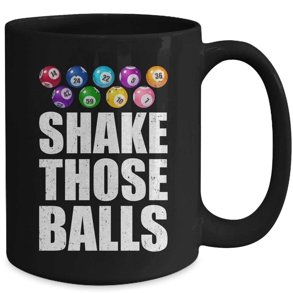 Balls Bingo Designs Men Women Casino Gambling Bingo Lovers Mug | siriusteestore