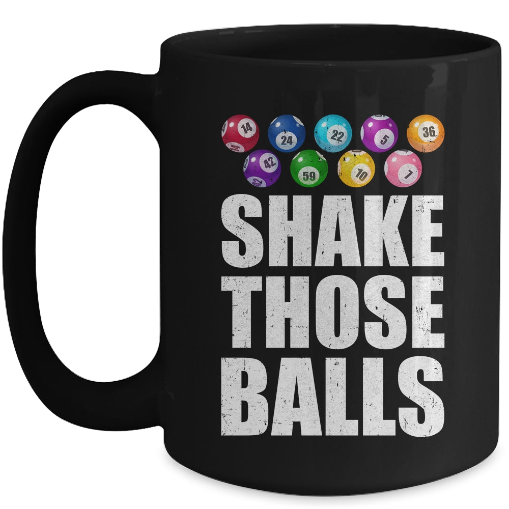 Balls Bingo Designs Men Women Casino Gambling Bingo Lovers Mug | siriusteestore