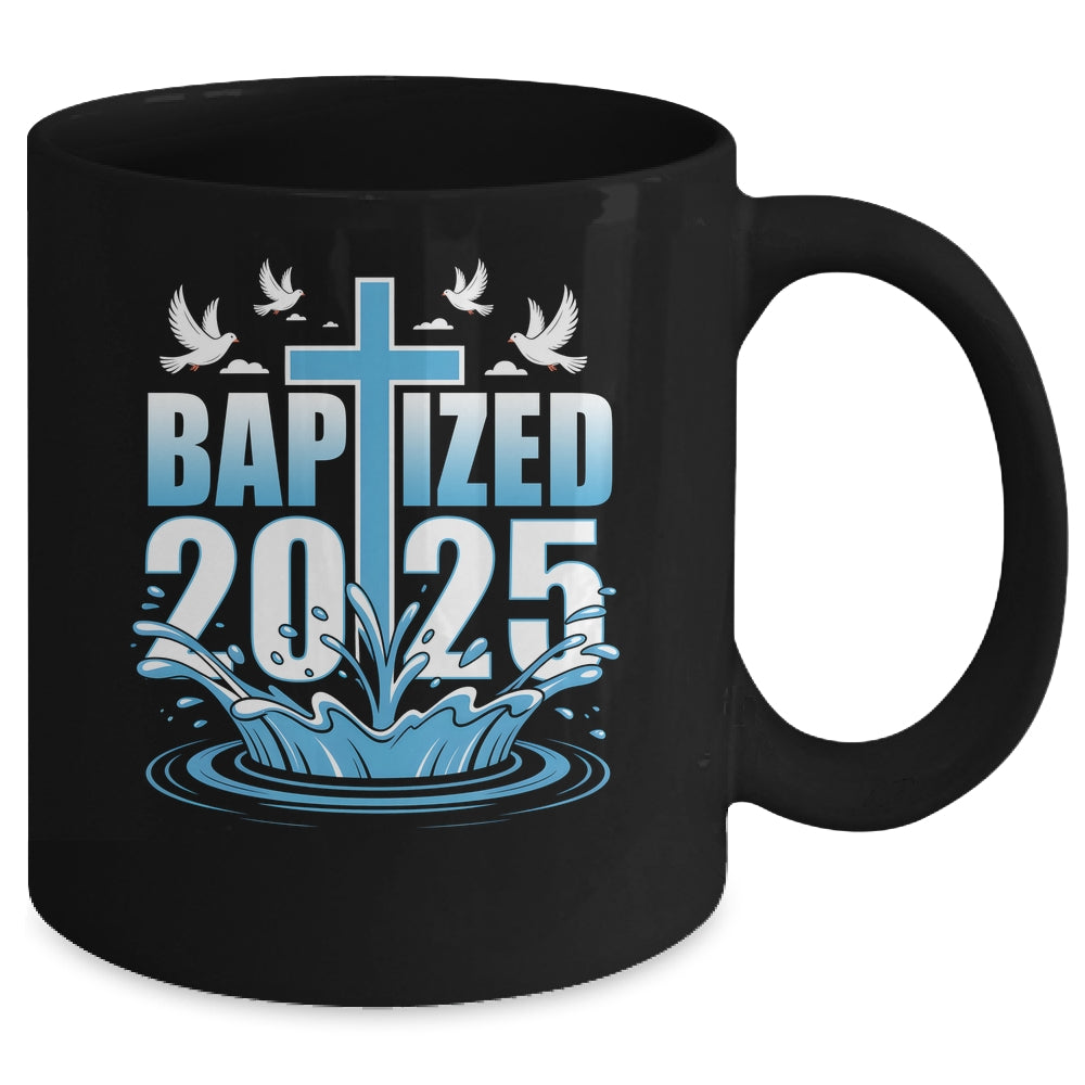Baptism Christian Jesus Christ God Church Baptized 2025 Mug | siriusteestore