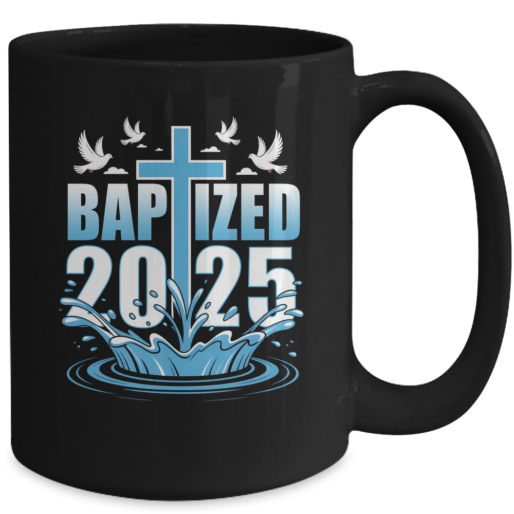Baptism Christian Jesus Christ God Church Baptized 2025 Mug | siriusteestore