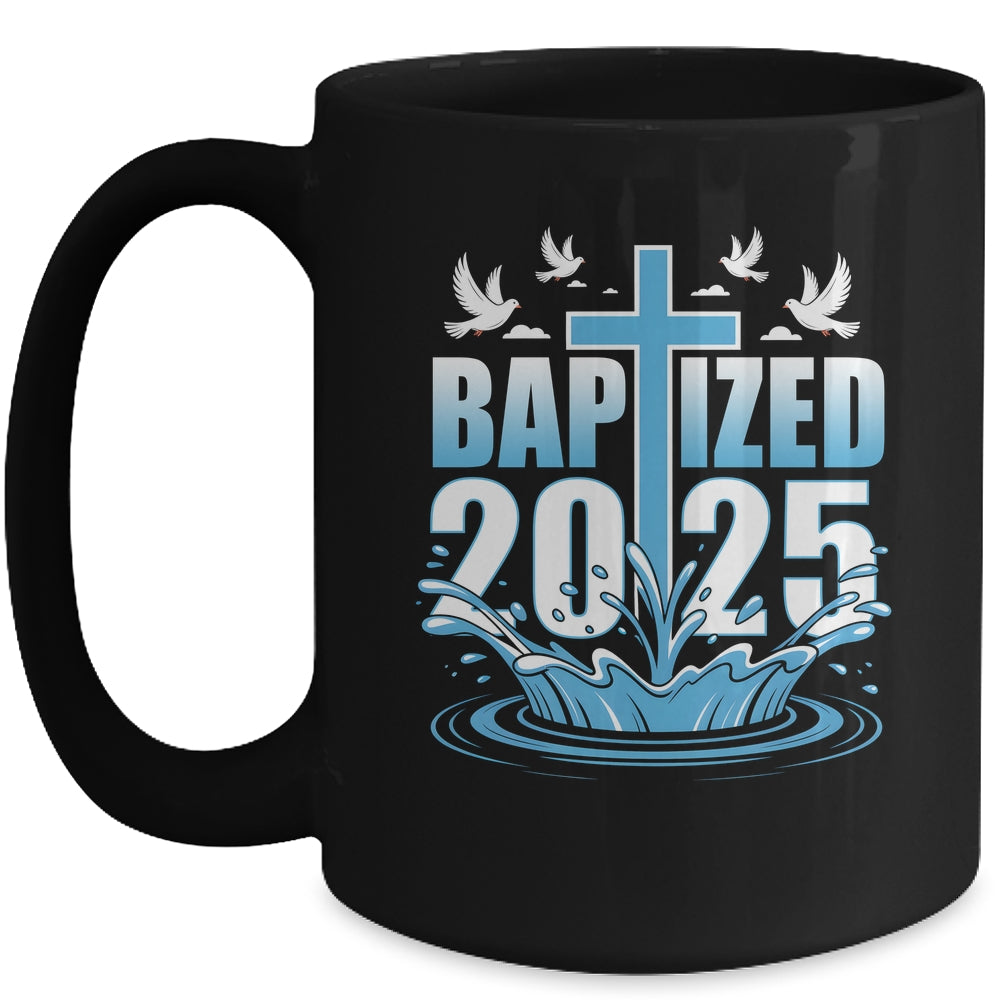 Baptism Christian Jesus Christ God Church Baptized 2025 Mug | siriusteestore