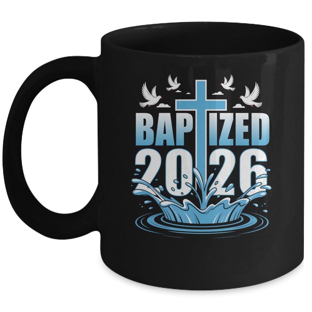 Baptism Christian Jesus Christ God Church Baptized 2026 Mug | siriusteestore