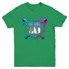 Baseball 10th Birthday Ice Cream Drip 10 Year Old Birthday Boy Youth Shirt | siriusteestore