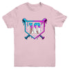 Baseball 10th Birthday Ice Cream Drip 10 Year Old Birthday Boy Youth Shirt | siriusteestore