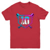 Baseball 10th Birthday Ice Cream Drip 10 Year Old Birthday Boy Youth Shirt | siriusteestore