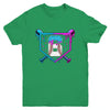 Baseball 6th Birthday Ice Cream Drip 6 Year Old Birthday Boy Youth Shirt | siriusteestore
