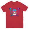 Baseball 6th Birthday Ice Cream Drip 6 Year Old Birthday Boy Youth Shirt | siriusteestore