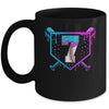 Baseball 7th Birthday Ice Cream Drip 7 Year Old Birthday Boy Mug | siriusteestore