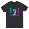 Baseball 7th Birthday Ice Cream Drip 7 Year Old Birthday Boy Youth Shirt | siriusteestore