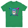Baseball 8th Birthday Ice Cream Drip 8 Year Old Birthday Boy Youth Shirt | siriusteestore