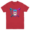 Baseball 8th Birthday Ice Cream Drip 8 Year Old Birthday Boy Youth Shirt | siriusteestore
