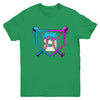 Baseball 9th Birthday Ice Cream Drip 9 Year Old Birthday Boy Youth Shirt | siriusteestore