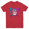 Baseball 9th Birthday Ice Cream Drip 9 Year Old Birthday Boy Youth Shirt | siriusteestore