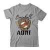 Baseball Aunt Leopard Game Day Women Lover Mothers Day Shirt & Tank Top | siriusteestore