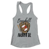 Baseball Auntie Leopard Game Day Women Lover Mothers Day Shirt & Tank Top | siriusteestore