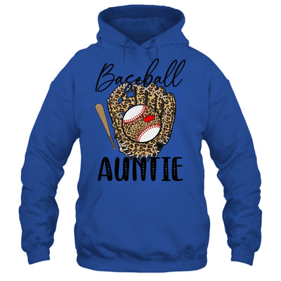 Baseball Auntie Leopard Game Day Women Lover Mothers Day Shirt & Tank Top | siriusteestore