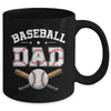 Baseball Dad For Fathers Day Baseball Lovers Mug | siriusteestore