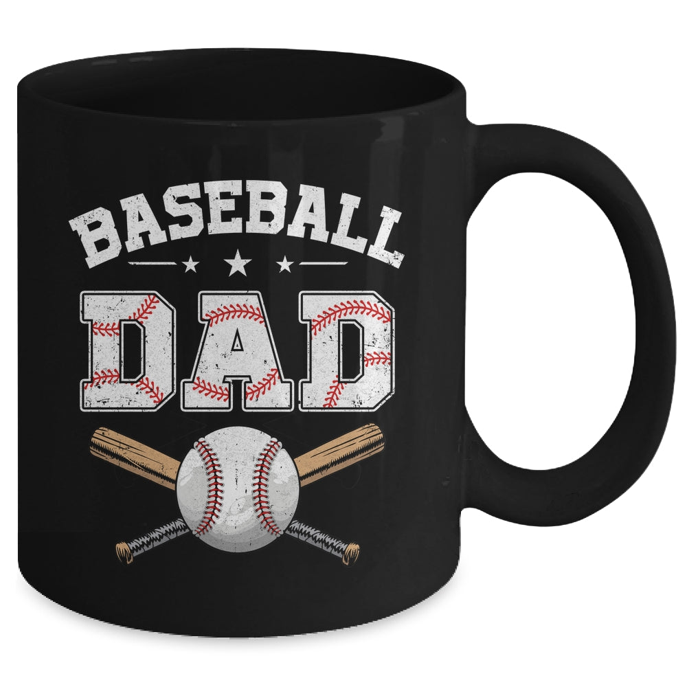 Baseball Dad For Fathers Day Baseball Lovers Mug | siriusteestore