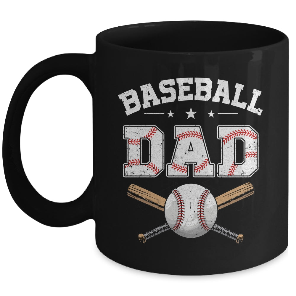Baseball Dad For Fathers Day Baseball Lovers Mug | siriusteestore