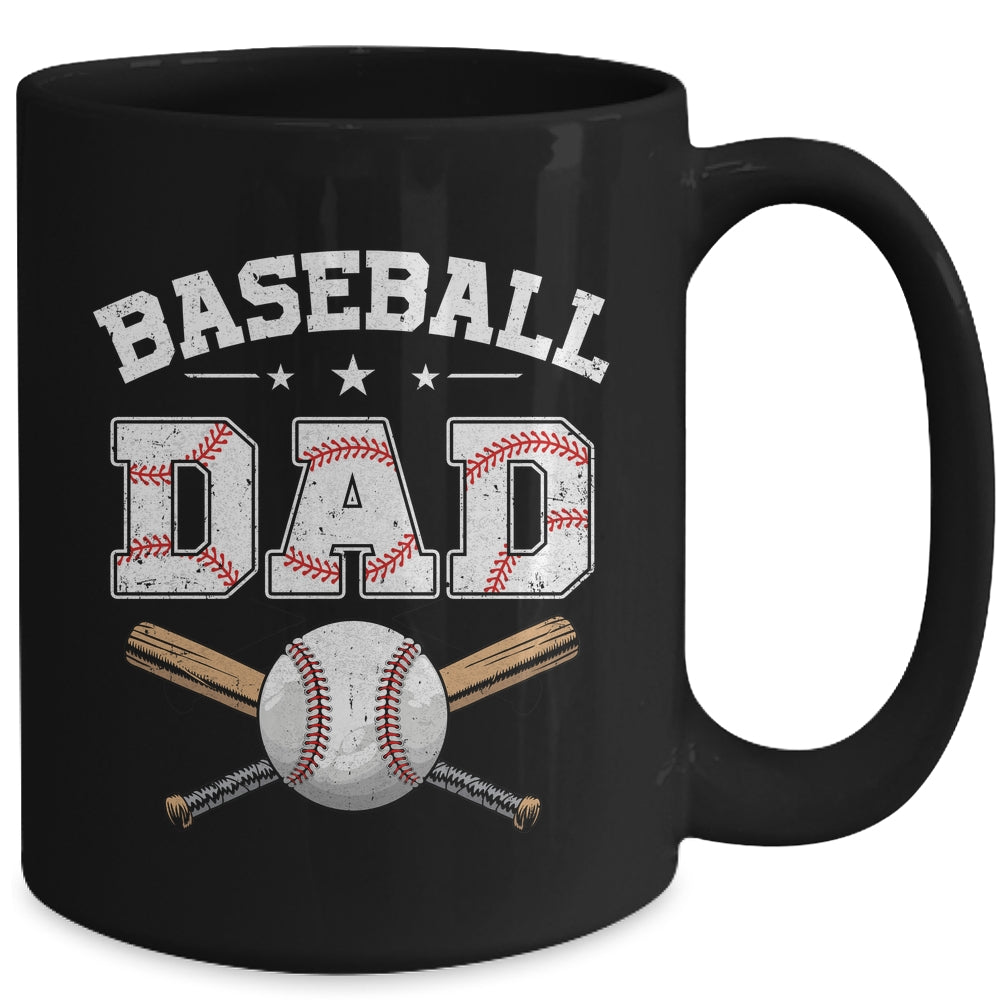 Baseball Dad For Fathers Day Baseball Lovers Mug | siriusteestore