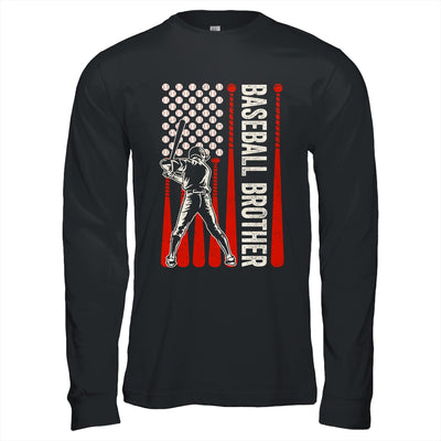 Baseball Design For Men Brother Flag Baseball Brother Shirt & Hoodie | siriusteestore