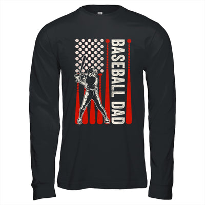 Baseball Design For Men Dad Flag Baseball Fathers Day Shirt & Hoodie | siriusteestore