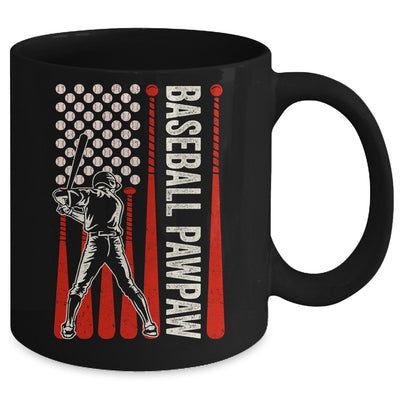 Baseball Design For Men Pawpaw Flag Baseball Fathers Day Mug | siriusteestore