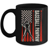 Baseball Design For Men Pawpaw Flag Baseball Fathers Day Mug | siriusteestore