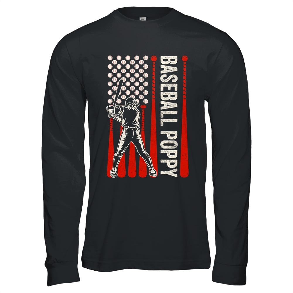 Baseball Design For Men Poppy Flag Baseball Fathers Day Shirt & Hoodie | siriusteestore
