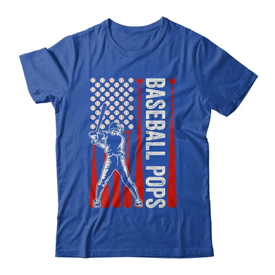 Baseball Design For Men Pops Flag Baseball Fathers Day Shirt & Hoodie | siriusteestore