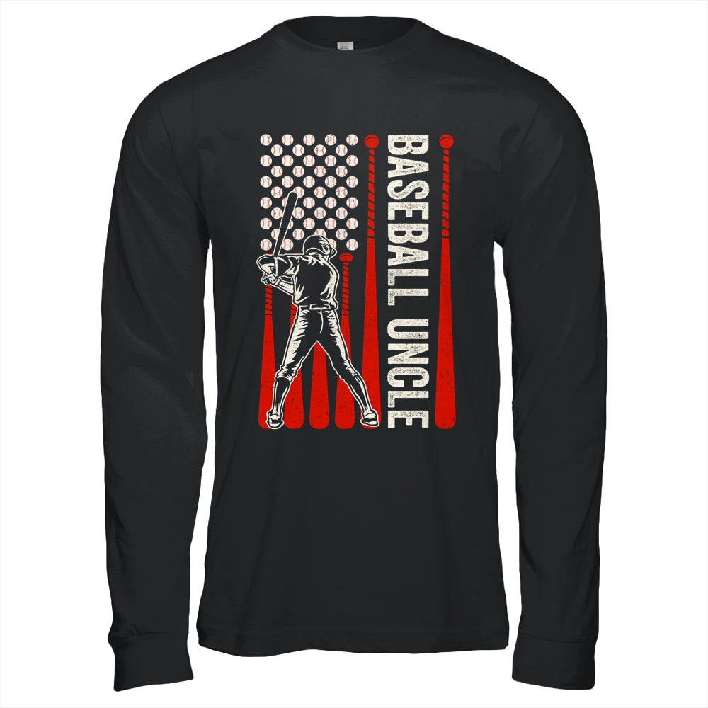 Baseball Design For Men Uncle Flag Baseball Fathers Day Shirt & Hoodie | siriusteestore