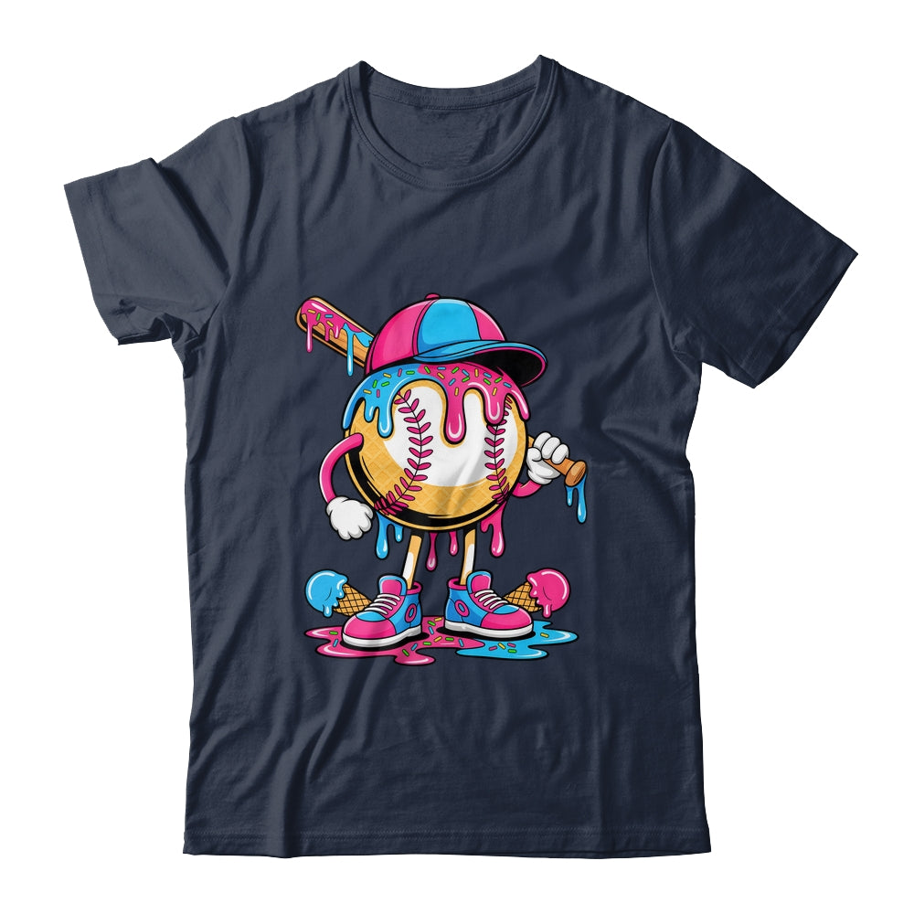 Baseball Drip Boys Ice Cream Drip Baseball Funny Sport Lover Shirt & Hoodie | siriusteestore