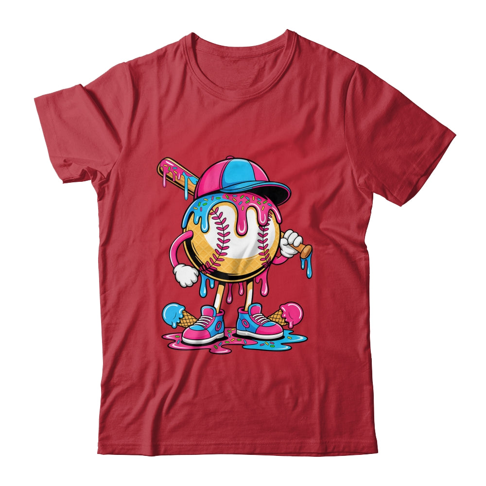 Baseball Drip Boys Ice Cream Drip Baseball Funny Sport Lover Shirt & Hoodie | siriusteestore