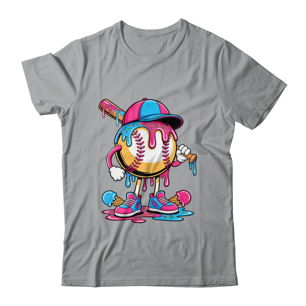 Baseball Drip Boys Ice Cream Drip Baseball Funny Sport Lover Shirt & Hoodie | siriusteestore