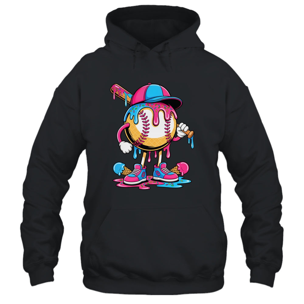 Baseball Drip Boys Ice Cream Drip Baseball Funny Sport Lover Shirt & Hoodie | siriusteestore