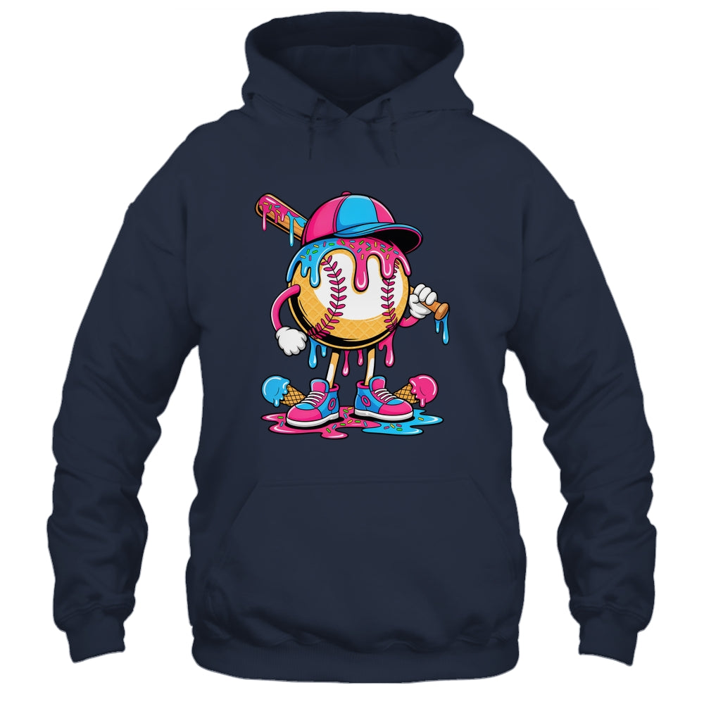 Baseball Drip Boys Ice Cream Drip Baseball Funny Sport Lover Shirt & Hoodie | siriusteestore