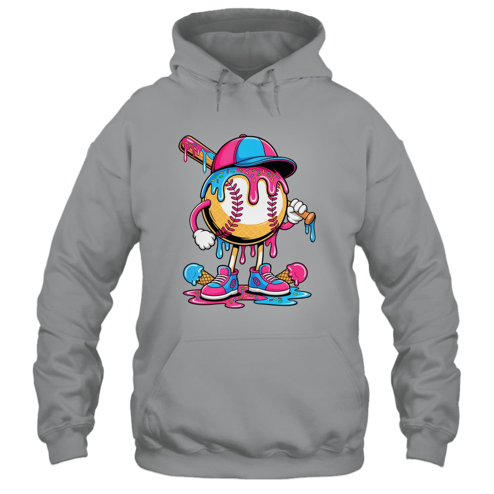 Baseball Drip Boys Ice Cream Drip Baseball Funny Sport Lover Shirt & Hoodie | siriusteestore