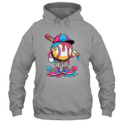 Baseball Drip Boys Ice Cream Drip Baseball Funny Sport Lover Shirt & Hoodie | siriusteestore