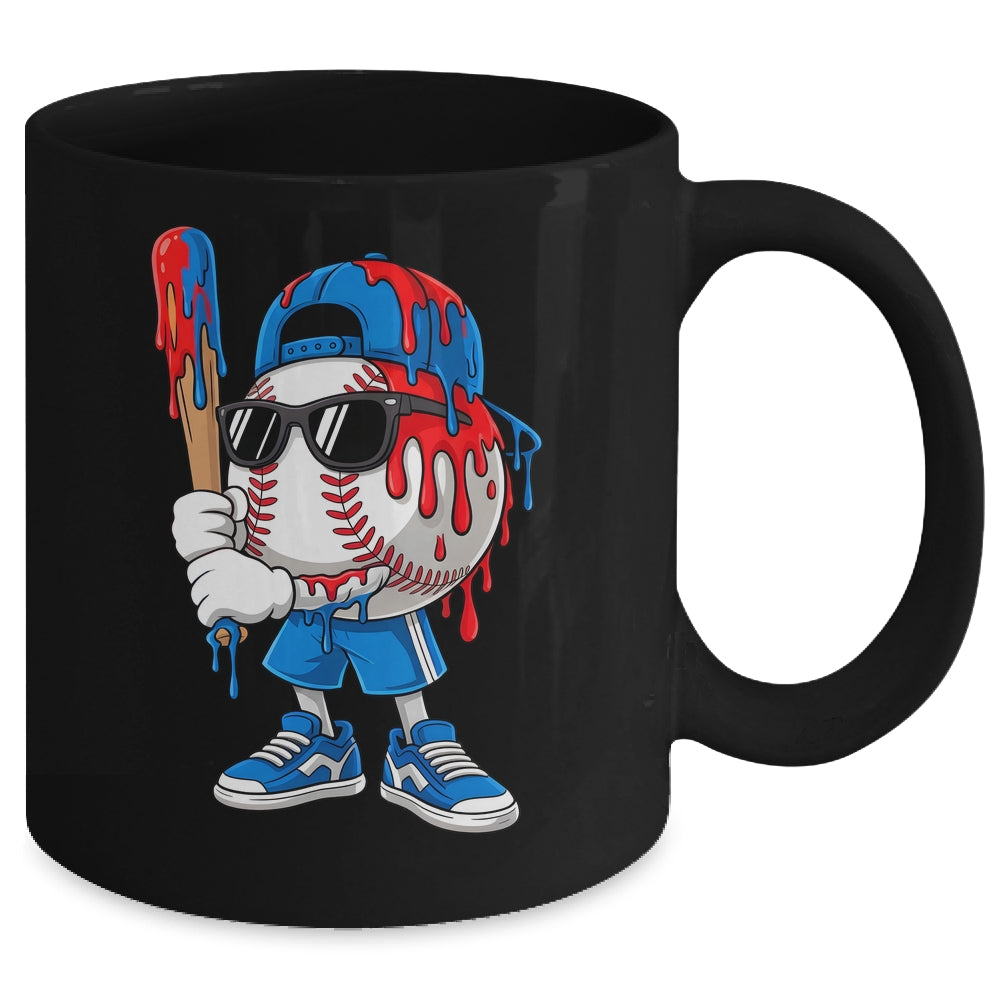Baseball Drip Boys Ice Cream Drip Baseball Sport Lover Mug | siriusteestore