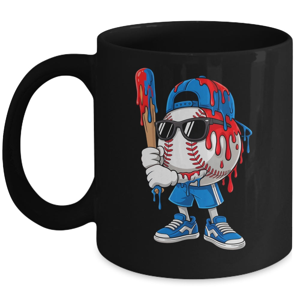 Baseball Drip Boys Ice Cream Drip Baseball Sport Lover Mug | siriusteestore