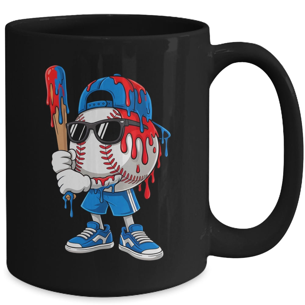 Baseball Drip Boys Ice Cream Drip Baseball Sport Lover Mug | siriusteestore